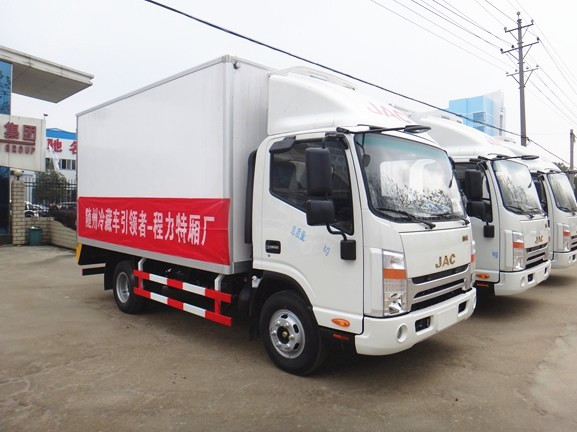 江淮帥鈴寬體廂長4.1米冷藏車